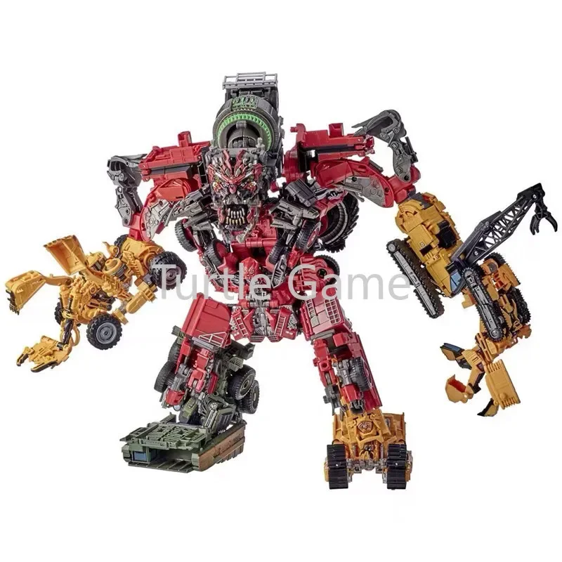 AOYI Cool 8 IN 1 Oversize Devastator Transformation Toys Boy Anime Hook Action Figures Robot Car Engineering Vehicle Model Kids