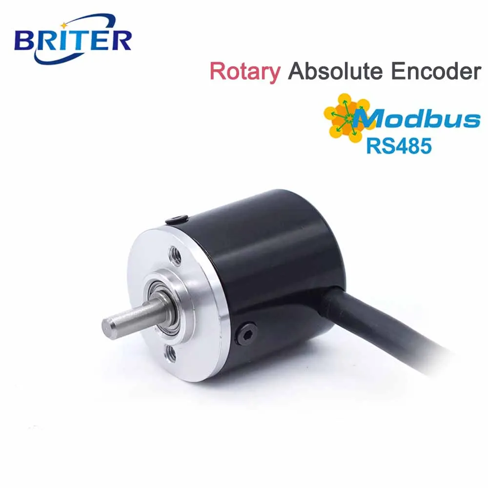 

micro encoder Φ25mm-6mm shaft Briter absolute rotary encoder with Modbus RTU communication singleturn position sensor