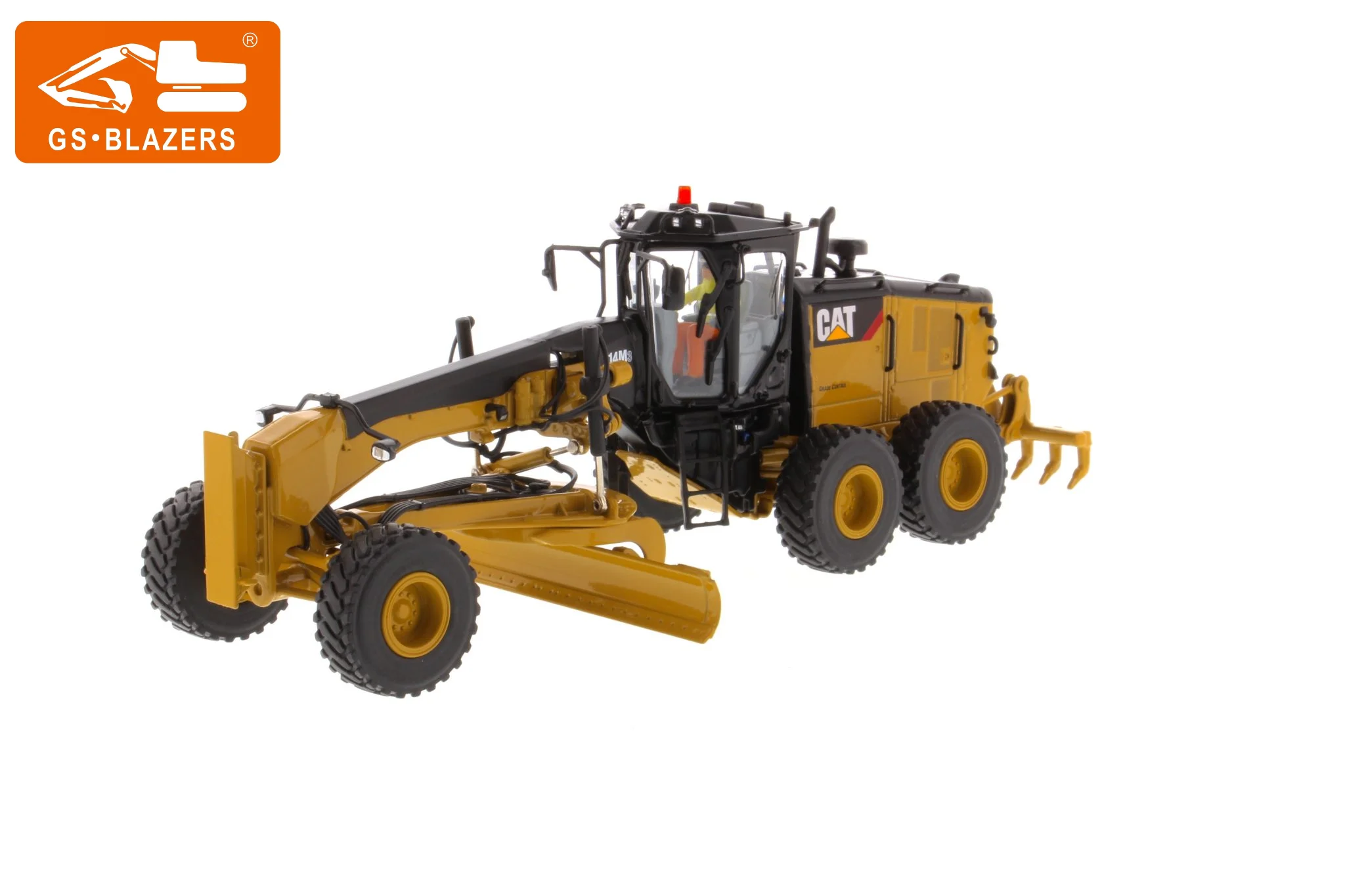 Motor Grader 1:50 Kat 14m3 Motor Grader Metalen Graafmachine Speelgoed Voor Kinderen