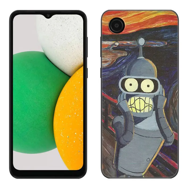 Futurama Bender Phone Case For Samsung Galaxy A01 Core A04E A04S A05S M04 4G A02 A03 A10 M40 S A06 A10E M10 M11 M12 M22 M42