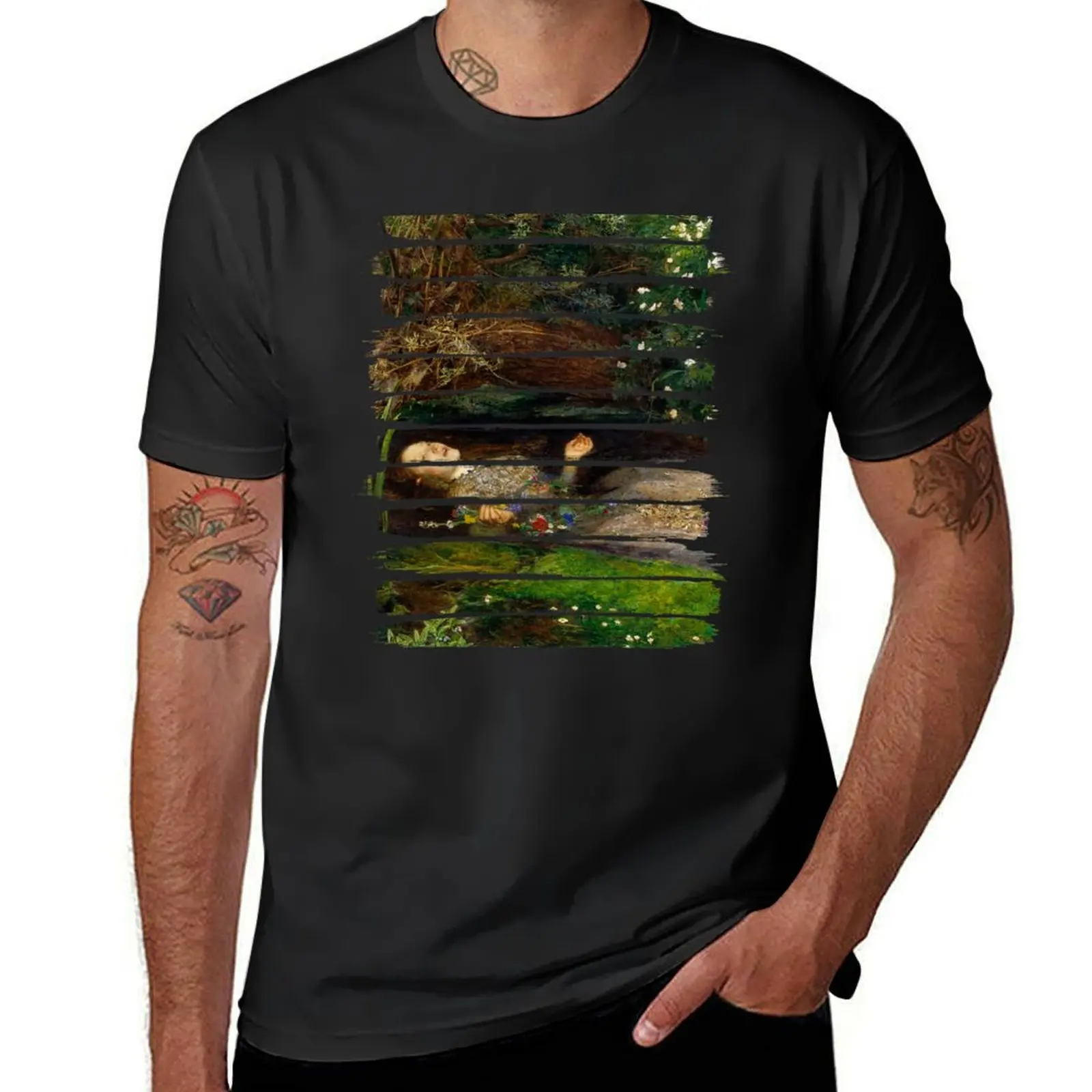 Ophelia - John Everett Millais T-Shirt tops sweat new edition funny t shirts for men