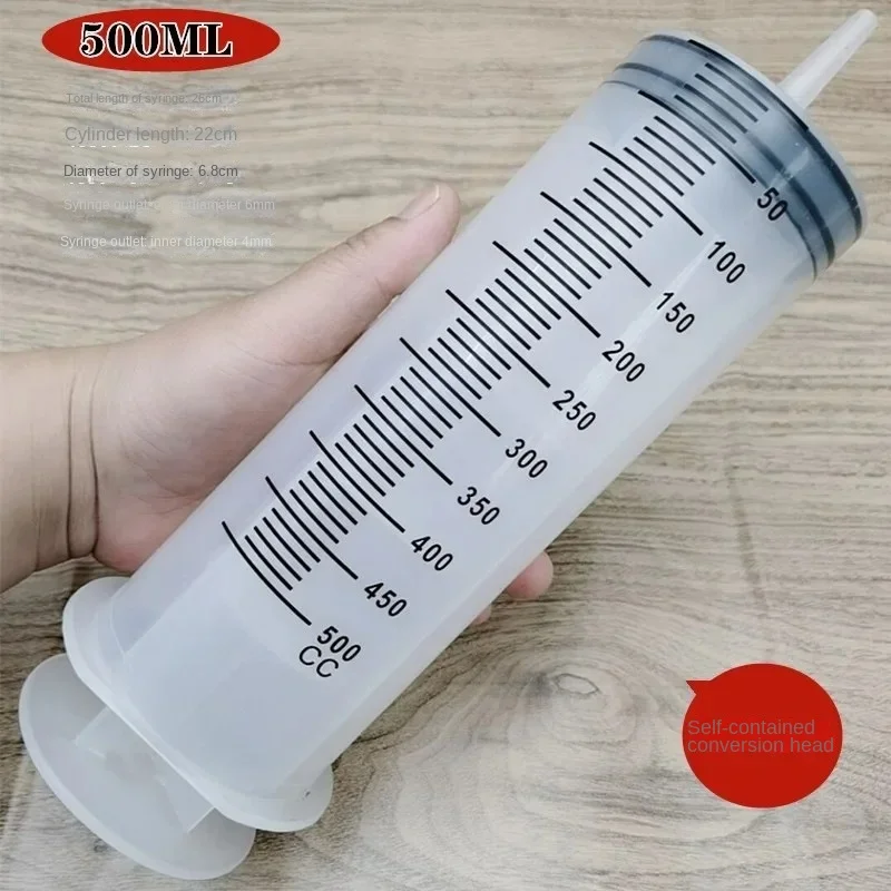 Large Capacity Enema Syringe Large Syringe  Reusable Pump Measuring with scale Pet Animals Feeding  Big Syringe