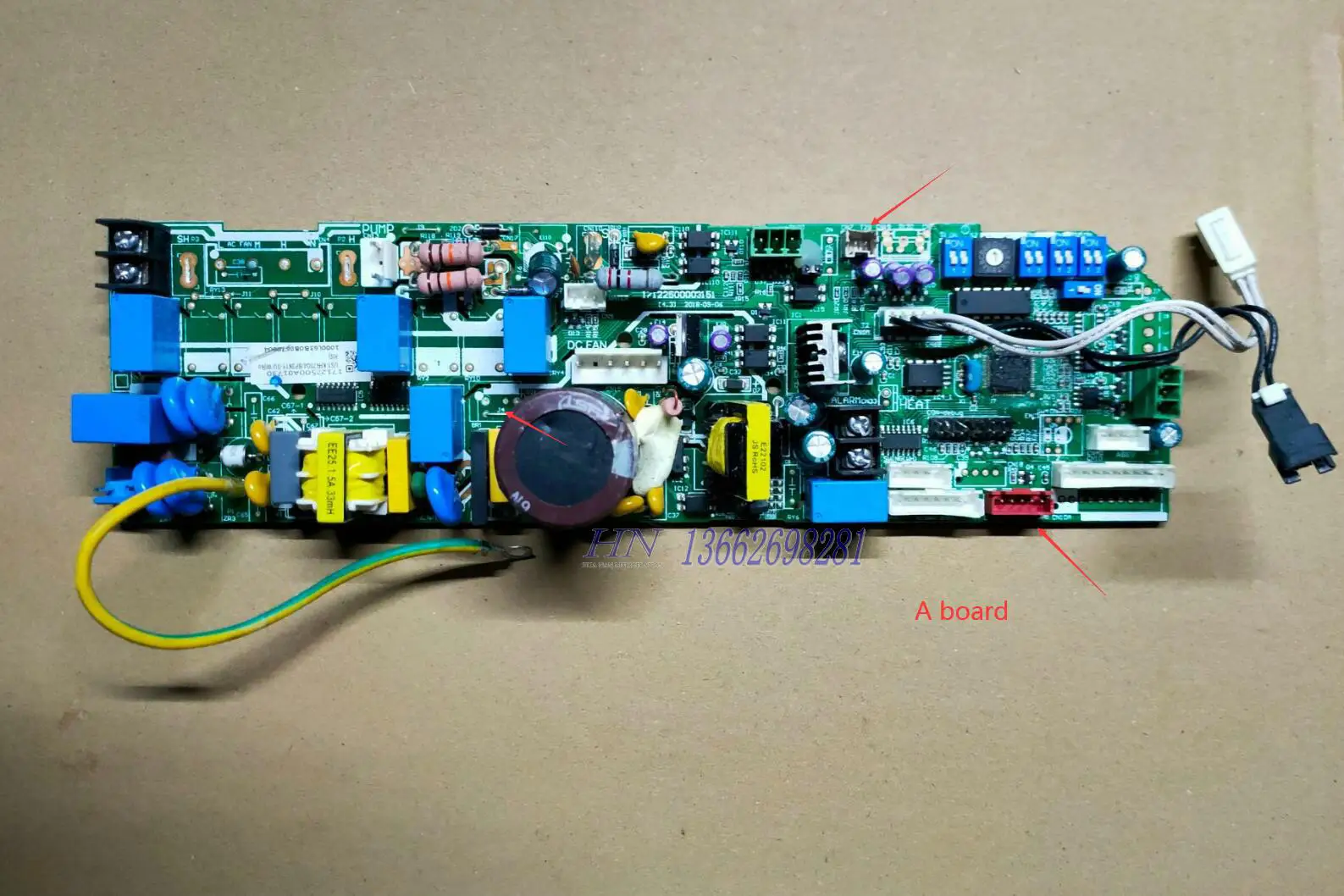 Midea通信事業者制御ボードカード17122500a01730、US1-KFR70Q4、BP3N1Y-DU-W、17122500003151、新品