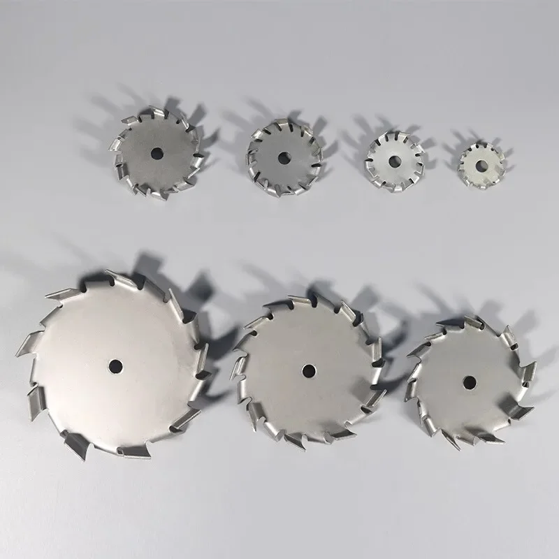 1set (disk with Rod) Lab Stainless Steel Dispersion Plate, Tooth Type SUS304 Round Stirring Disk Laboratory Equipment