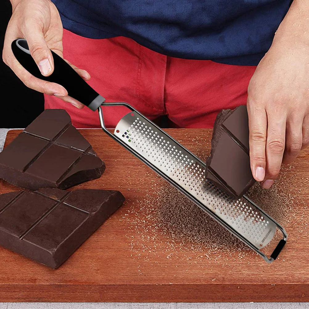 

Cheese Chocolate Grater Stainless Steel Lemon Shaving Shredder Multipurpose Fruit Shaving Scraper for Home Kitchen