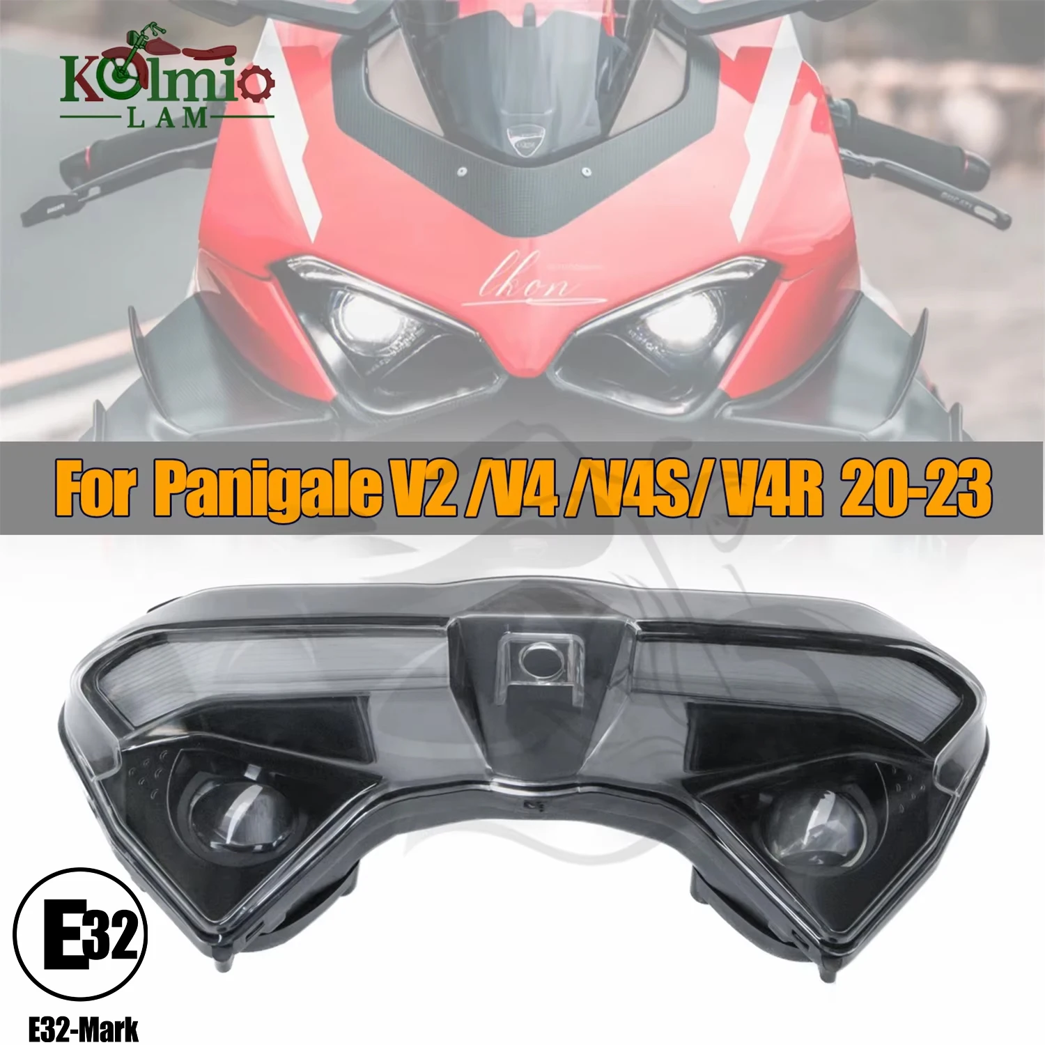 Электронная маркировка подходит для DUCATI Panigale V2 V4 V4S V4R 2020-2024 годов, светодиодная фара для мотоцикла 955 1100 1000 V4SP 2021 2022 Light Электронная маркировка подходит для DUCATI Panigale V2 V4 V4S V4R 2020-2024 годов, светодиодная фара для мотоцикла 955 1100 1000 V4SP 2021 2022 Light