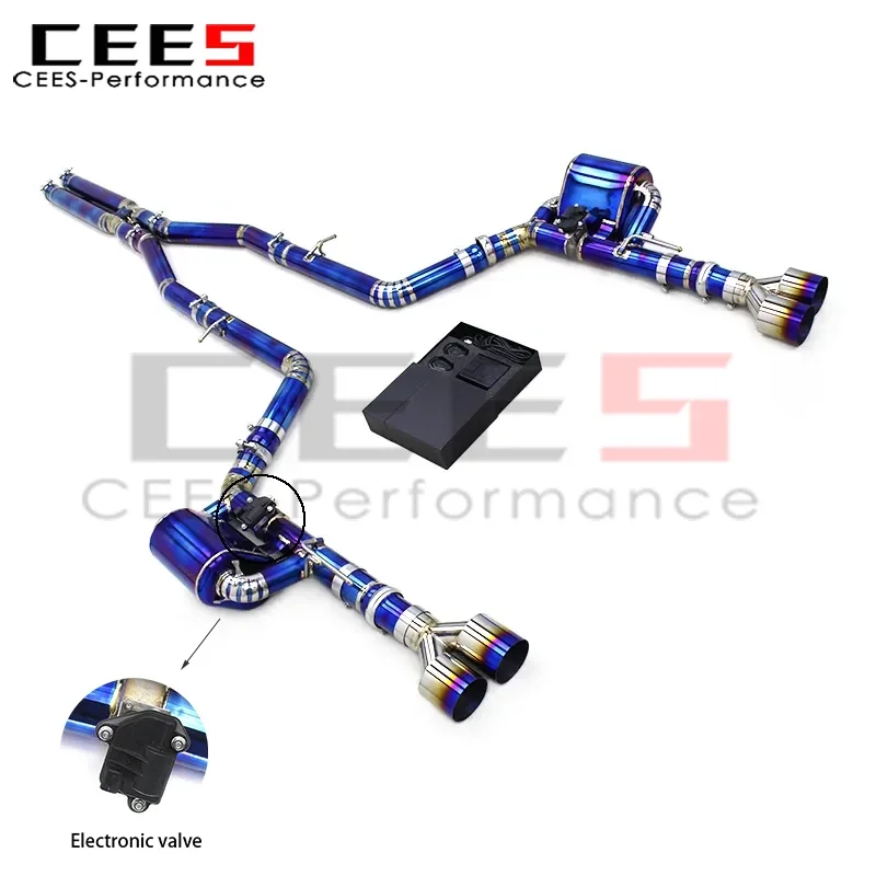

CEES Performance Exhaust Pipe for Dodge Challenger Hellcat SRT 6.2T 2016-2023 Valvetronic System High Performance Car Modificati