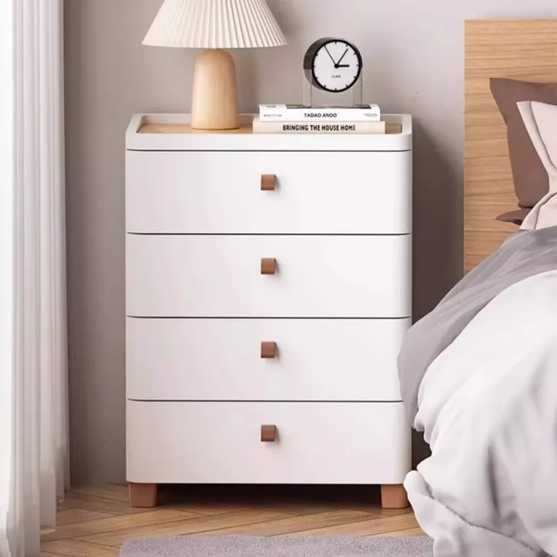 Drawer Organizer Nightstands White Minimalistic Luxury Bedroom Side Nightstands Modern Nordic Tavolino Da Letto Home Furniture