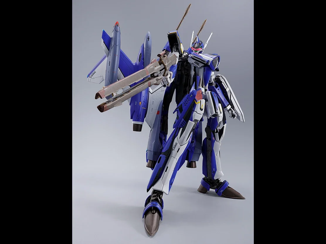 W magazynie Bandai DX Super Alloy Macross YF-29 Durandal Max Machine nowa edycja teatralna transformacja Anime figurki Model