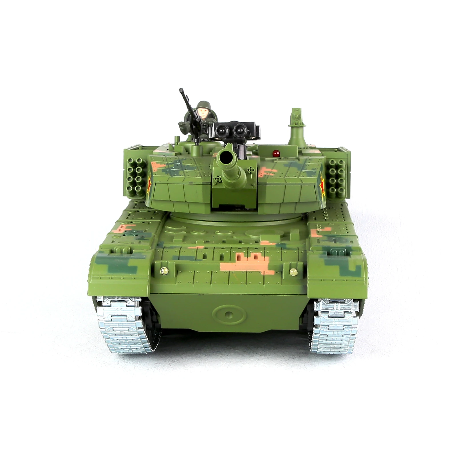 Coolbank-RC Battle Tank Set Com Sons e Luzes, Main Battle Tank, Veículos Militares Brinquedos, Escala 1:18, Controle Remoto 2.4G, TIPO 99