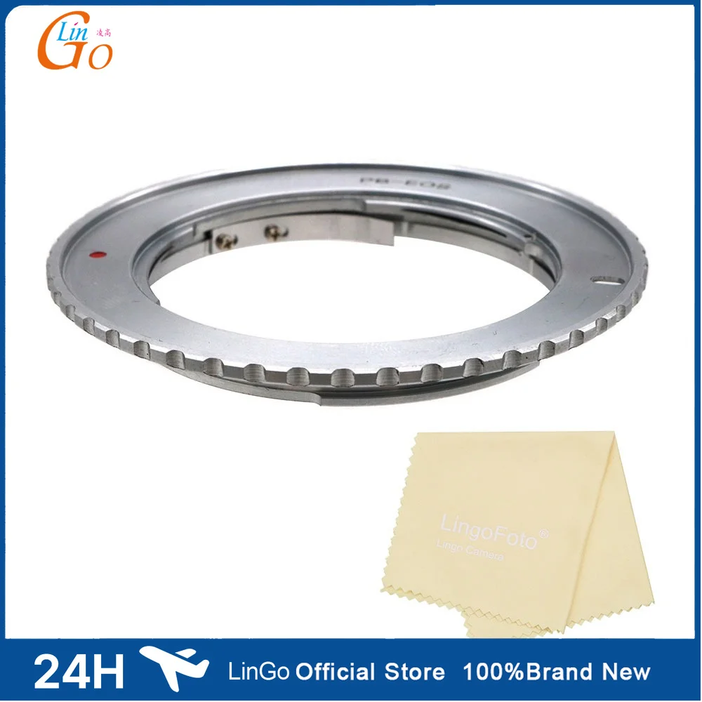 LinGo Mount Adapter Ring for Praktica PB P B Lens to for Canon E0S EF EF-S Adapter 7D 60D 500D 1100D,Camera Accessories