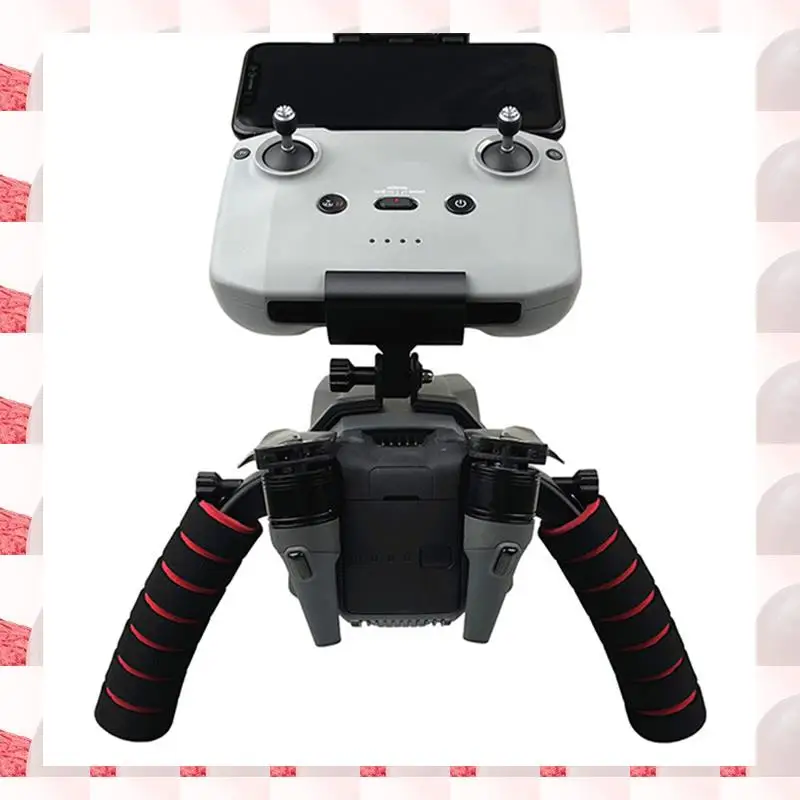 

For MAVIC 3 Cine Drone Dual Handle Handheld Gimbal Stabilizer Shooting Stand Tripod Modified Bracket Parts Accessories B