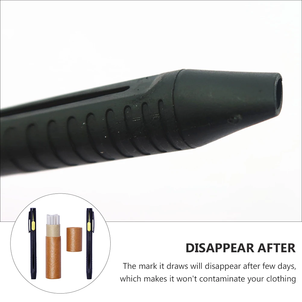 

Invisible Sewing Marker Pencil Plastic Pink Replaceable Refills Adjustable Length Erasable Marks Fabric Ceramic