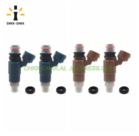 

CHKK-CHKK 4x INP-781 FP35-13-250 INP-780 FP33-13-250 fuel injector for Mazda 626 2.0L l4 2000~2002 Protege 1.8L l4 2000