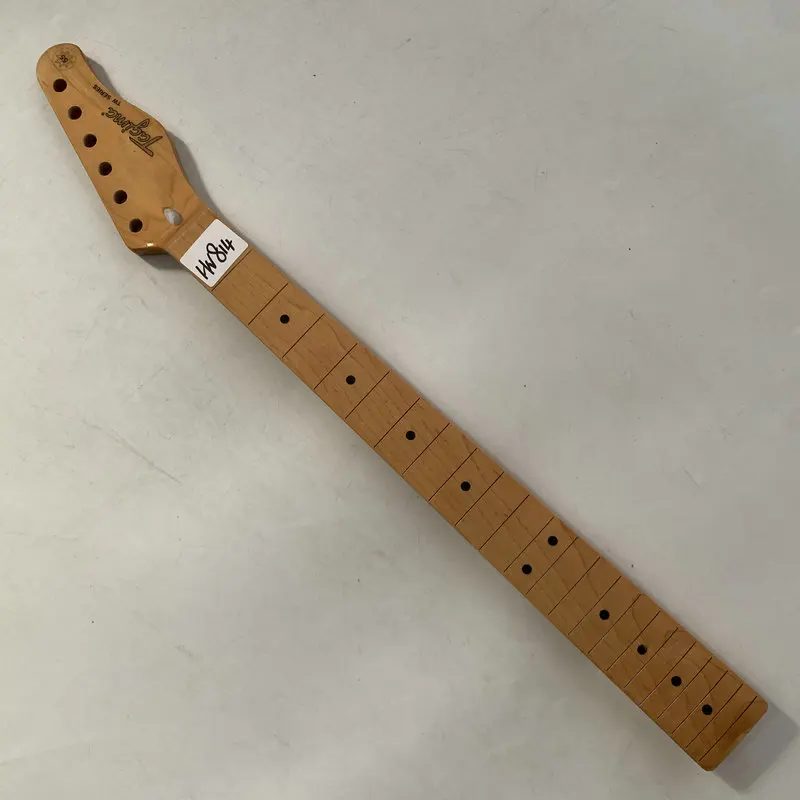 HN814 Authorised Tagima Genuine Electric Guitar Unfinished Tele Guitar Neck Natural Maple No Frets for DIY with Damages