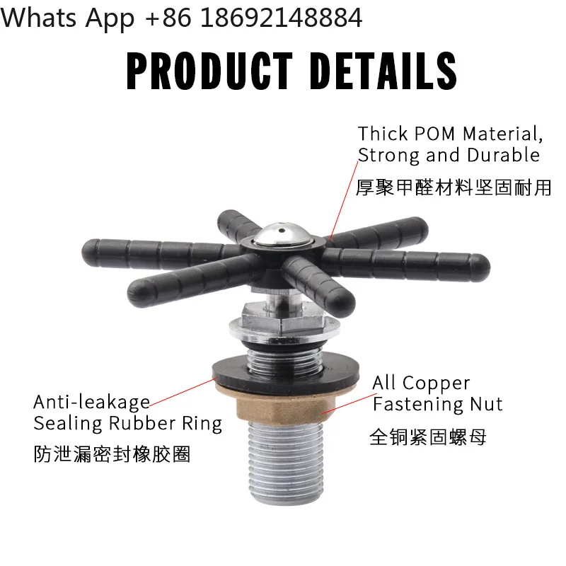 Bar cup washer, coffee shop milk tea bar embedded automatic faucet, automatic copper cup washer head