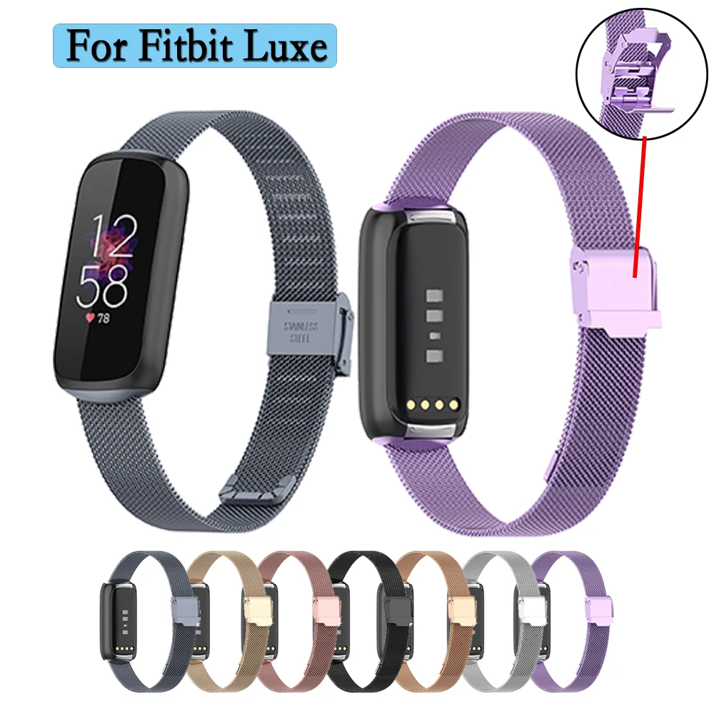 밀라노 시계 스트랩, 핏비트 럭셔리 고품질 손목 밴드, 슬림 디자인, 패션 및 럭셔리 스타일 시계 밴드
