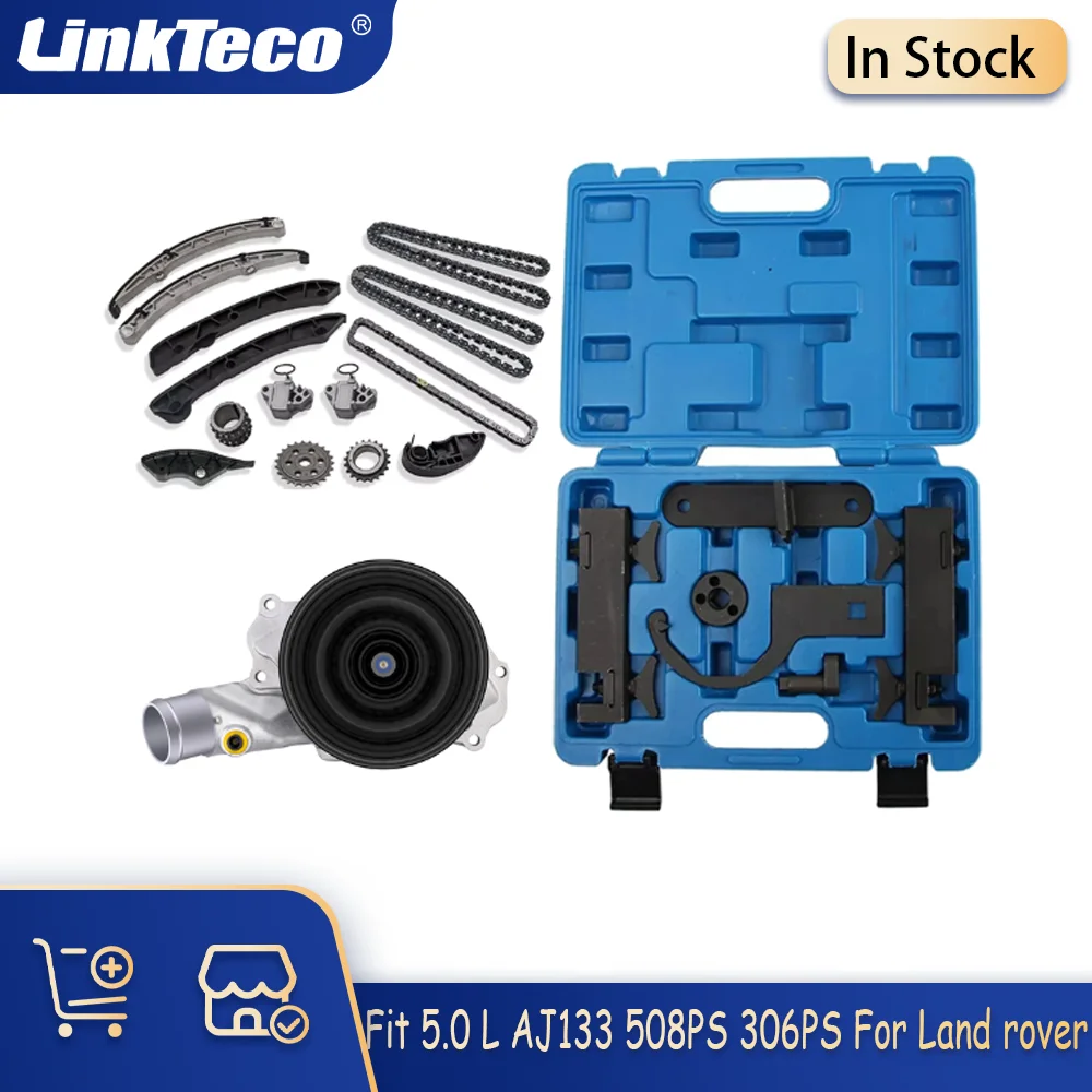 

Water Pump Timing Tool Timing Chain Kit Fit 5.0L AJ133 508PS For 09-21 Jaguar XK XJ XF F-Type Land Rover LR4 Range Rover 5.0 3.0