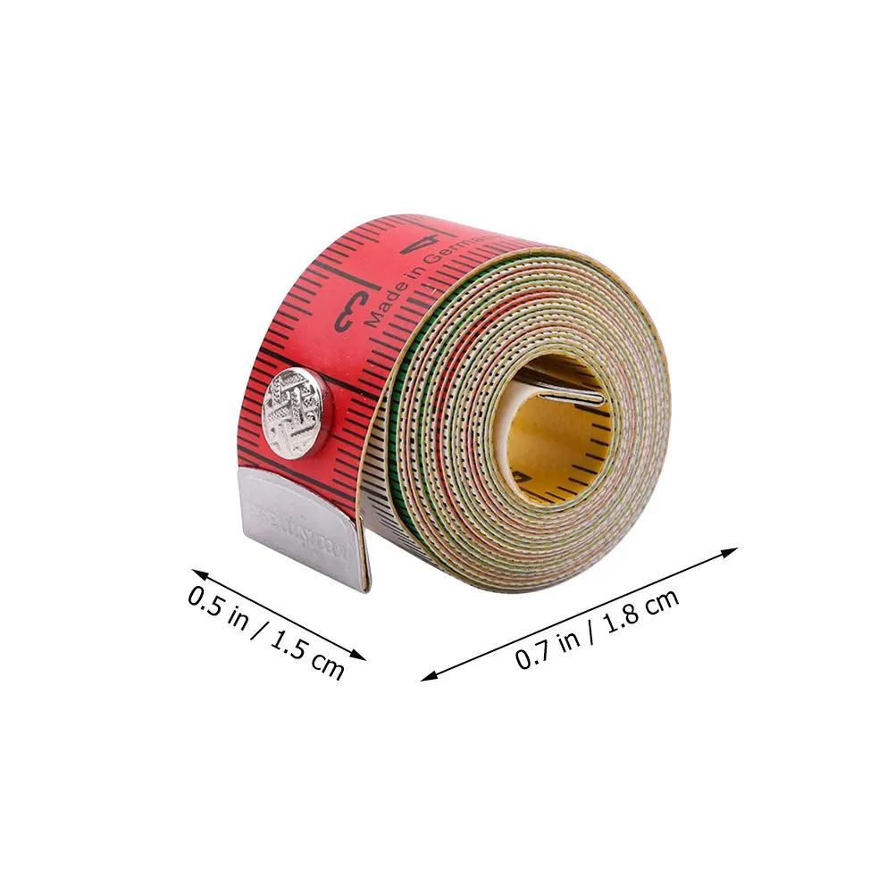 ตลับเมตรผ้าวินเทจ 1 ชิ้น เครื่องมือวัดตัวแบบพกพาสำหรับงานเย็บผ้า วัดรอบเอว น้ำหนักเบา ยืดหยุ่น พร้อมสเกลชัดเจน พกพาสะดวก