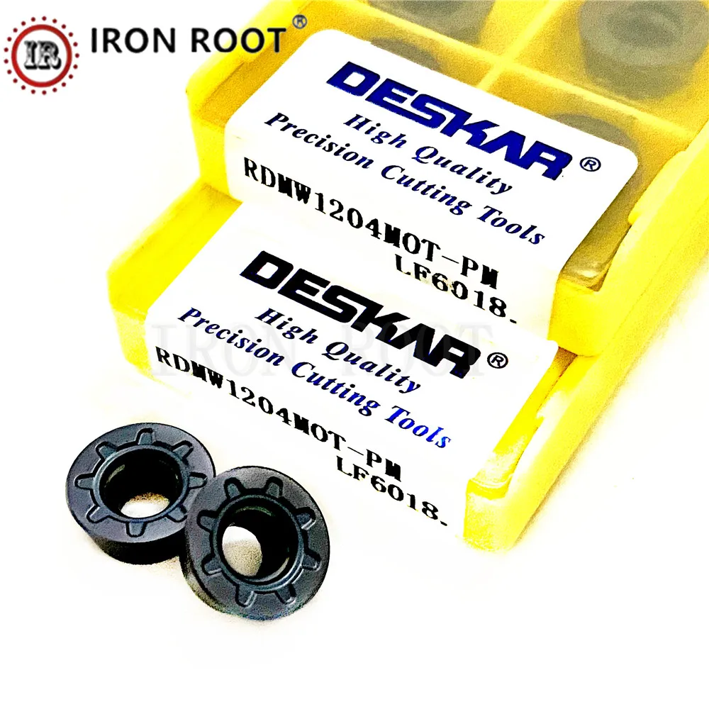 DESKAR RDMW 10T3MO 1204MO,1605MO -TT,LF6018 Milling Inserts Carbide Insert CNC Milling Machine Tool for EMR5R,EMR6R ,EMR8R Tools