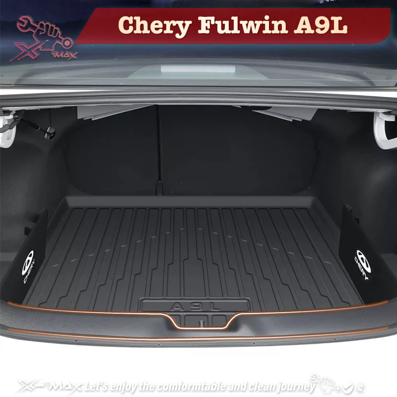 

Для Chery Fulwin A9L 2025 TPE индивидуальный коврик для багажника автомобиля всесезонный коврик для багажника 3D-образный лазерный измерительный коврик для багажника Защита багажника