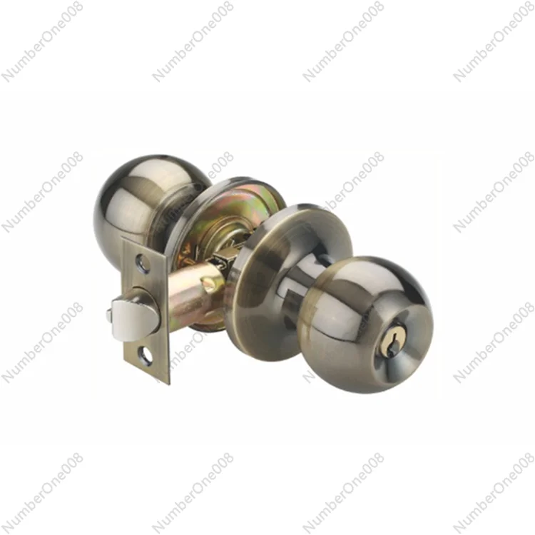 

Bathroom toilet door lock combination set cylindrical special door handle lock