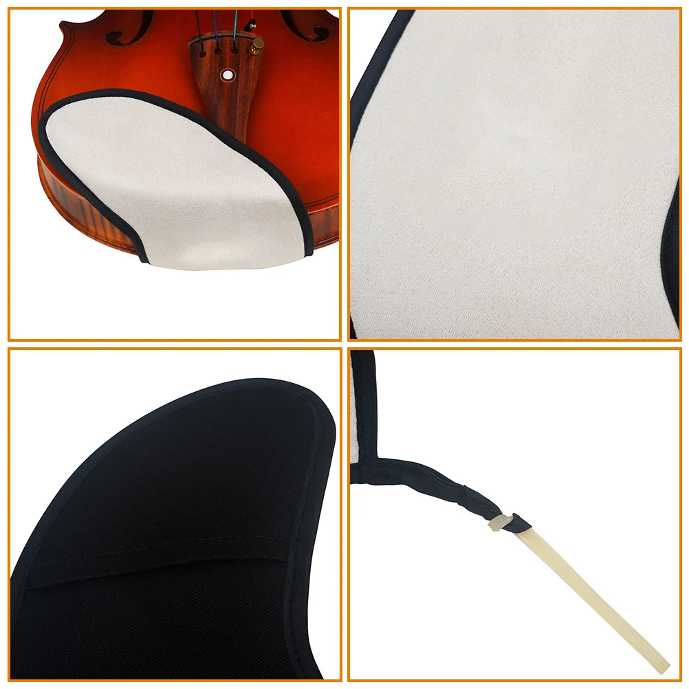 

Violin Shoulder Pad 4/4 Size Suede Chin Cushion for Violins Shoulder Rest Pad For Violin 3/4 Comfortable Practical Washable