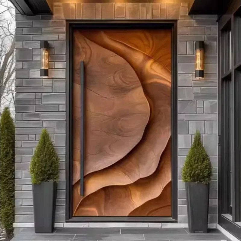 Luxury villa aluminum exterior door front door residence, convenient, practical and durable