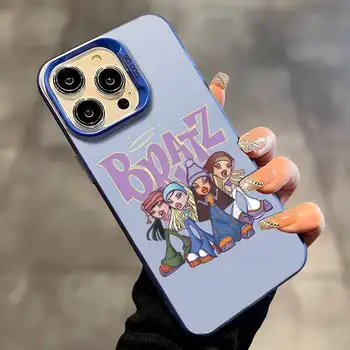 可愛粉紅芭比娃娃手機殼,適用於 iPhone 17/16/15/14/13/12 Pro Max Plus,彩色漸層軟 TPU 背蓋 12 最佳銷售 布拉茨娃娃案 - №10