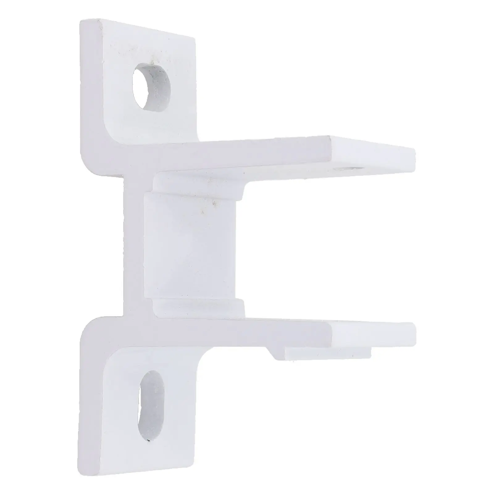 Soporte de pared blanco práctico para toldos retráctiles, fácil instalación, estructura estable, fácil mantenimiento