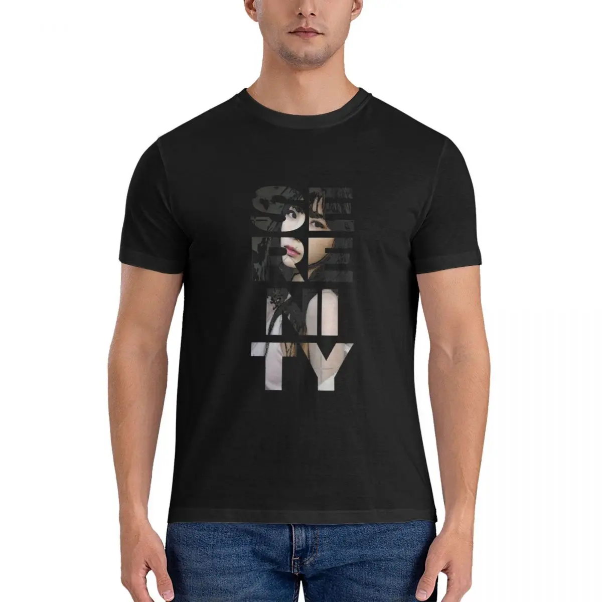 

Men's T Shirts Taeyeon INVU Awesome Tees Short Sleeve Round Collar T-Shirts Pure Cotton New Arrival official-website tops fugees