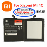 BM35 3080mAh 100% Orginal Xiao mi Battery For Xiaomi Mi 4C Mi4C M4C Phone Battery Bateria Batteries In Stock Fast Shipping