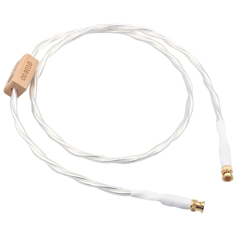 hifi HD Odin BNC Digital Coaxial Cable 75ohm Crystal Copper Silver Plated Hifi Audio Line