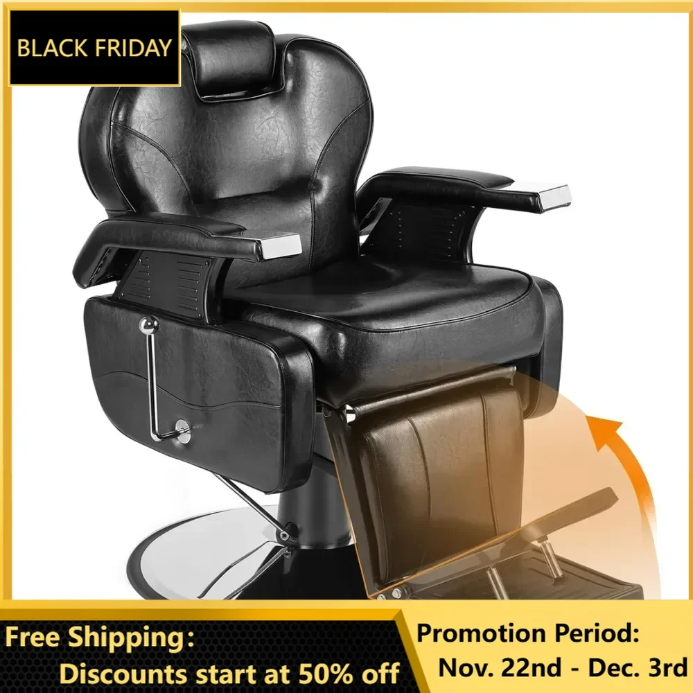 Barber Chairs Purpose Hydraulic Recline Barber Chair Salon Beauty Styling Chair for Beauty Shop Makeup Chair Salon Furniture