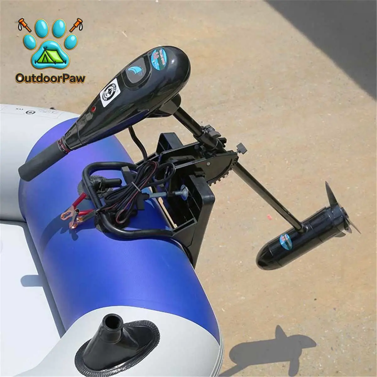 40/50/60LBS Multiple Power Electric Motor Boat Inflatable Propeller Motor Outboard Power Boats Outboard Motor Boat Motors
