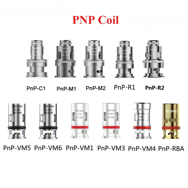 5 قطعة/الحزمة PNP VM1 VM2 VM3 VM4 VM5 VM6 VM7 VM8 R1 شبكة لفائف ل PNP لفائف السحب x VINCI R الهواء Argus GT القرون عدة