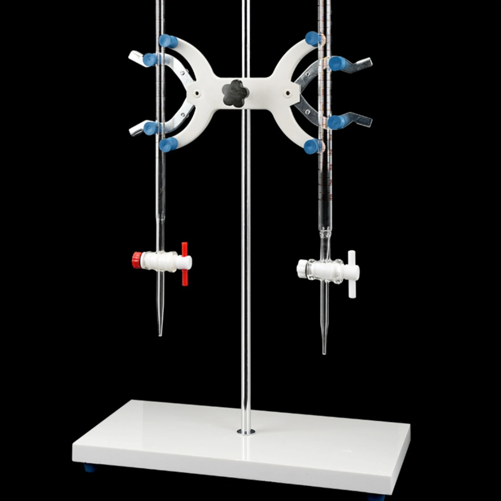 Titration Stand Detachable Support Stand with Clamp Non-Slip Heavy-Duty for Chemists, Scientific Laboratory, Research Laboratory