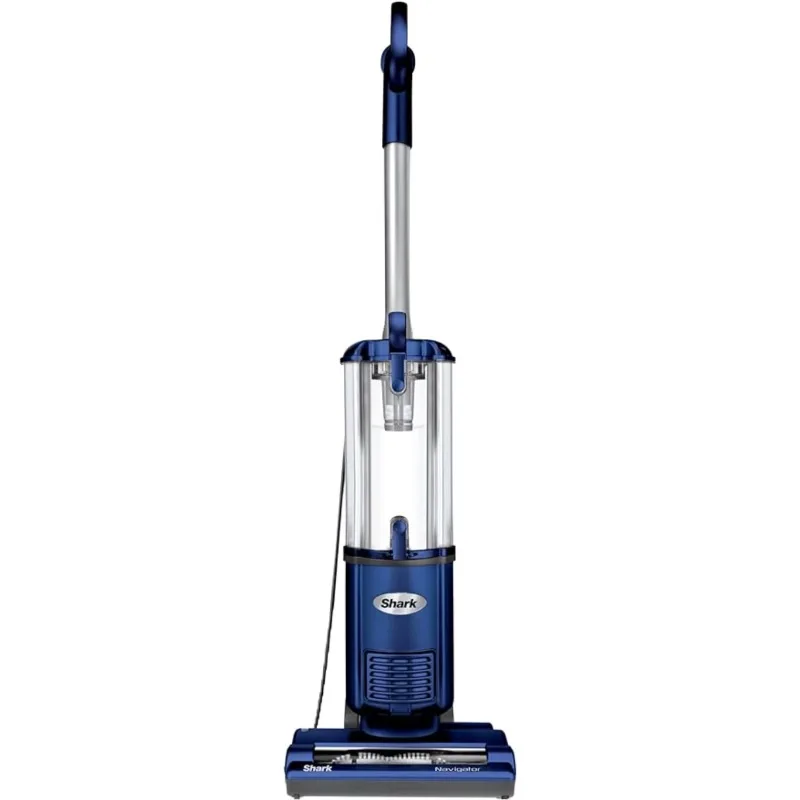 Shark NV105 Navigator Light Upright Vacuum with Large Dust Cup Capacity, Duster Crevice Tool & Upholstery Tool, Blue