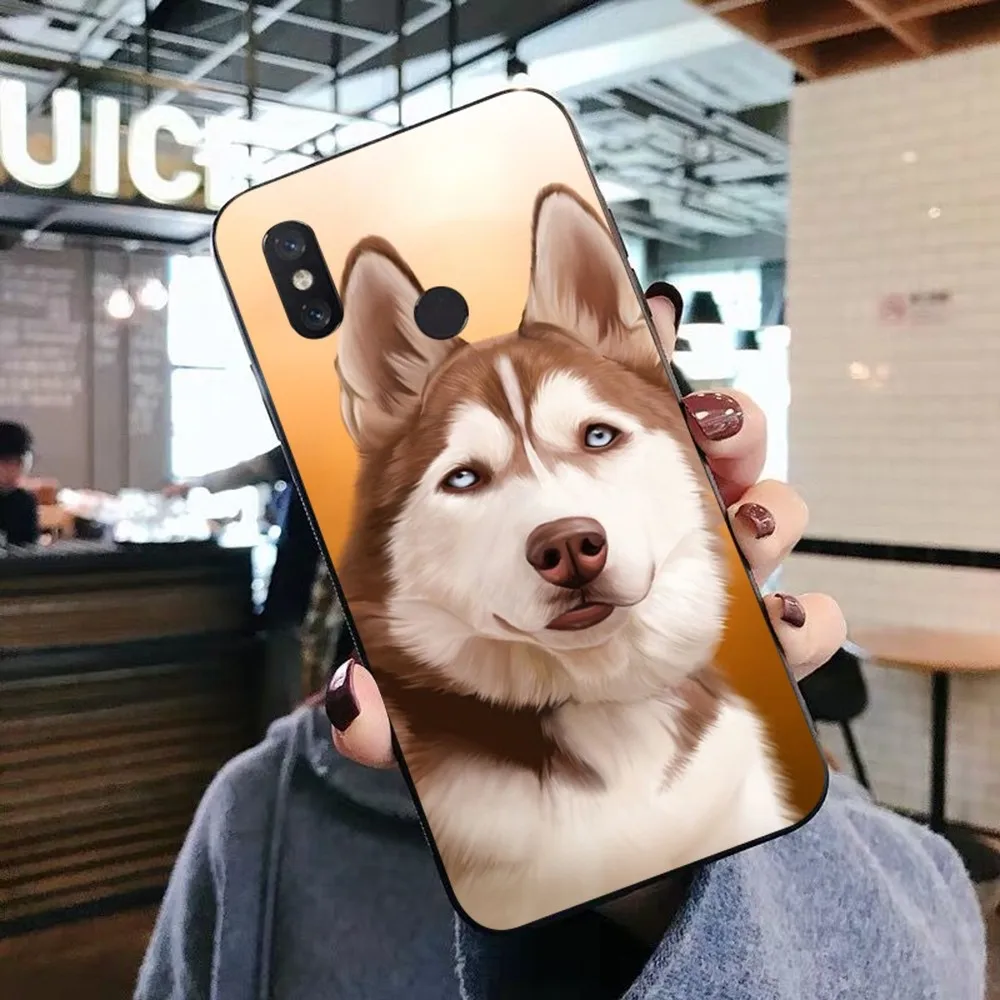 Husky animal Mousepad For Xiaomi Mi 5X 8 9 10 11 12 lite pro 10T PocoX3pro PocoM3 Note 10 pro lite