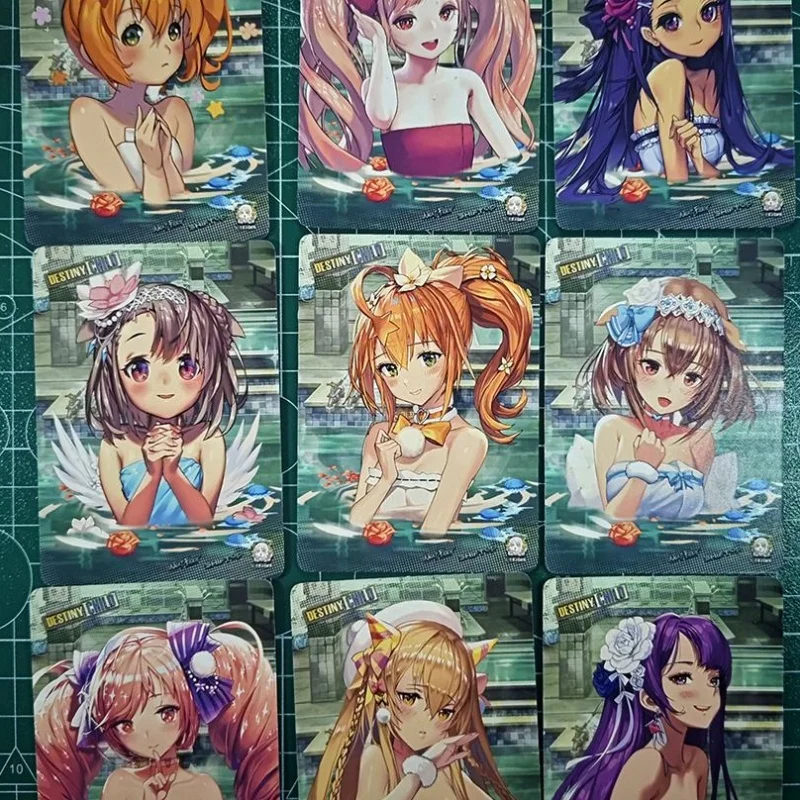 Dc Cards Destiny Child Mars Neptune Venus Neptune Seton Idol Anime Game Characters Collection Color Flash DIY Cards Toys Part14