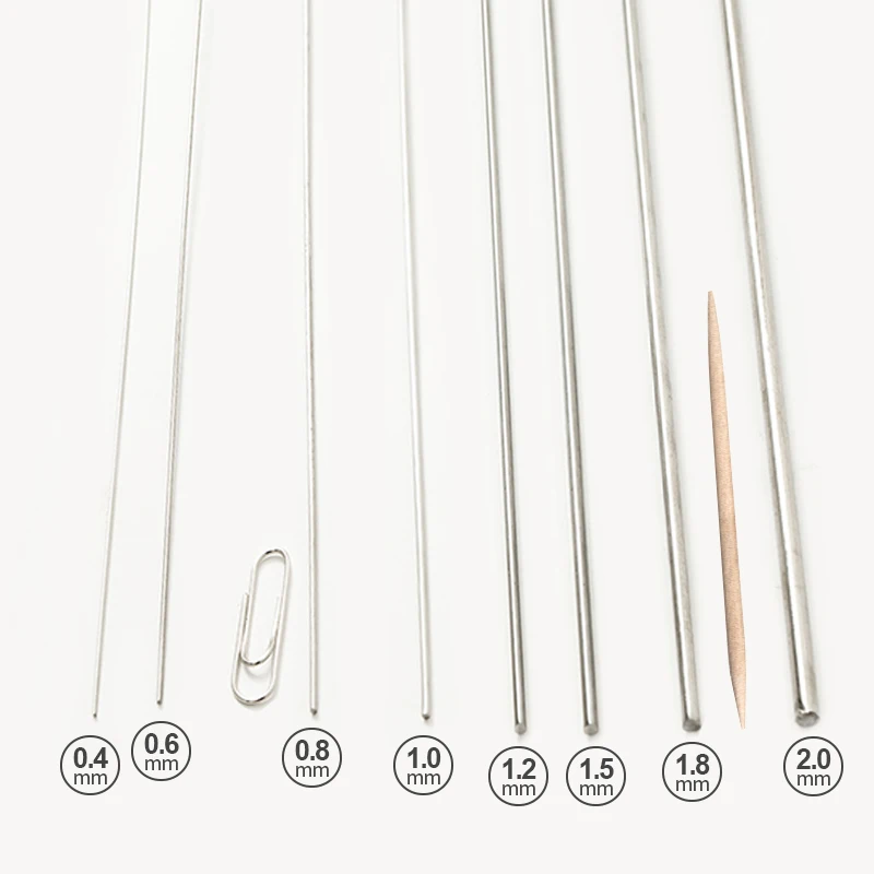 1-50M 304 Stainless Steel Wire  Hard/Soft Single Wire Steel Wire 0.1/0.2/0.3/0.4/0.5/0.6/0.7/0.8/0.9/1/1.2/1.5/2/2.5/3mm