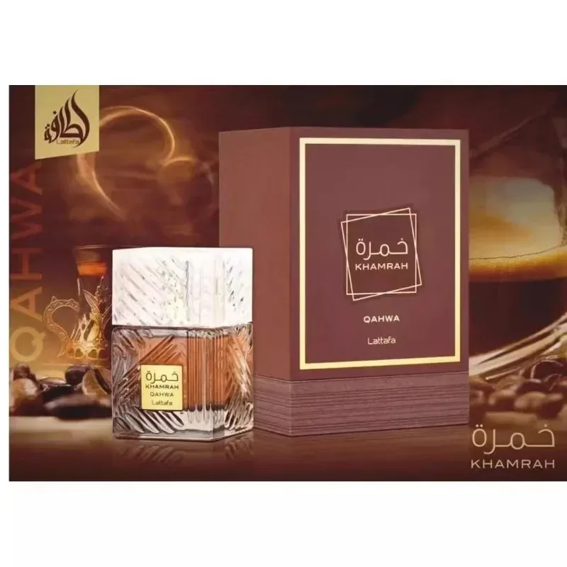 100ml Lattafa Perfumes Khamrah Middle Eastern Arabic Neutral High-end Fragrance Perfume Long-lasting Men's Cologne parfum