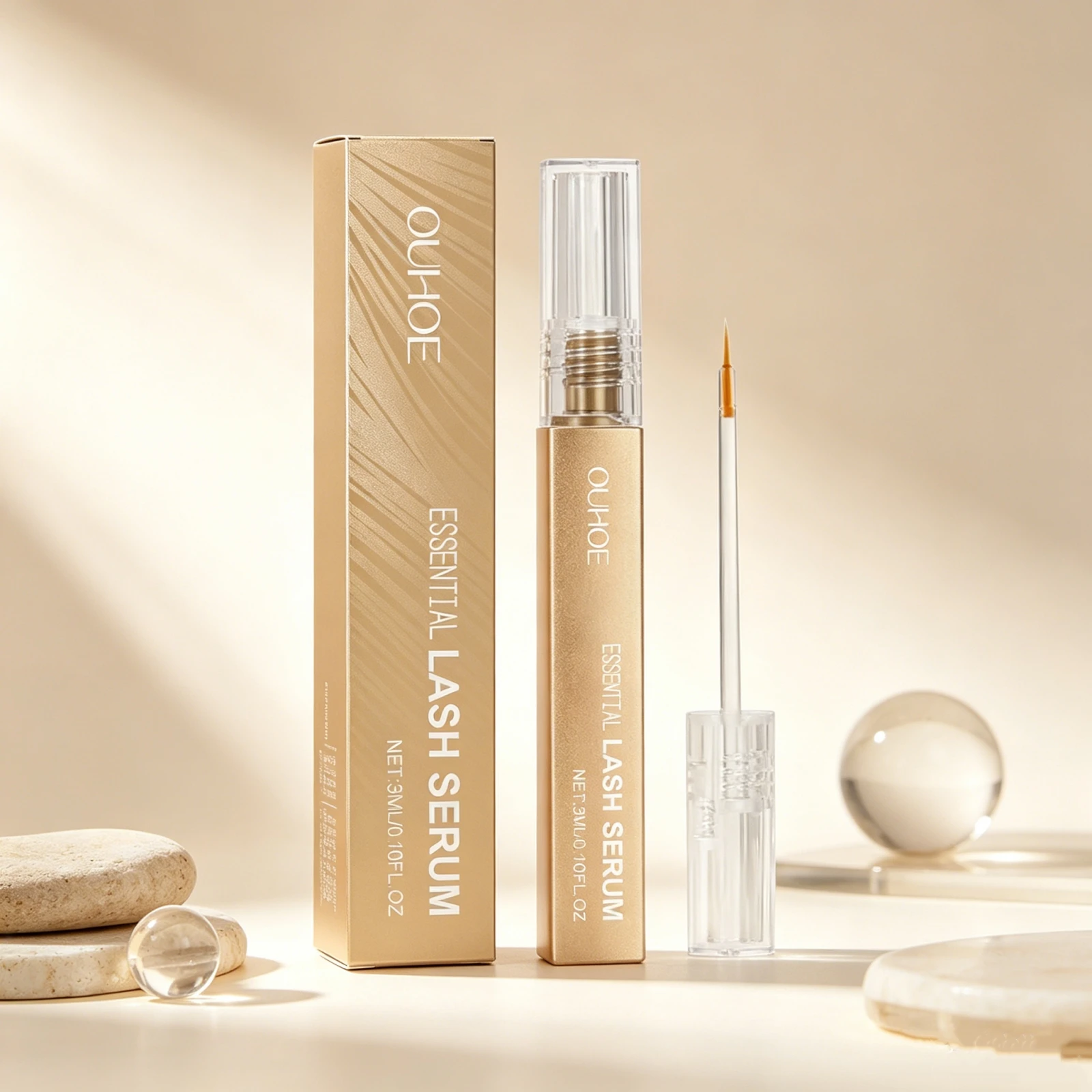 Voluminous Eyelash Growth Serum Nourish Repair Fragile Lash Root Make Eyelashes Longer Thicker Fuller Eyelash Thickening Essence