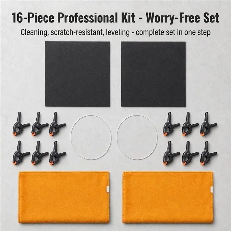 B23B 16Pcs Card Cleaning Kit Trade Flattening Kit Care Repair Kit