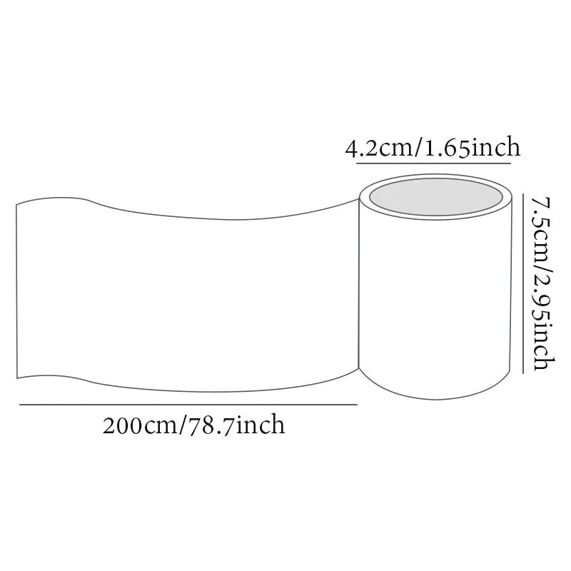 4Style 1Roll/bag White Cowhide Disposal Tape for DIY Handbook Notebook Photo Frame Scrapbook Label Decoration