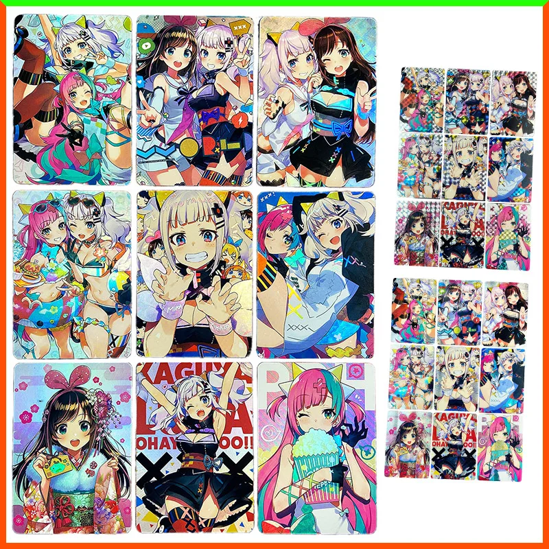 

Аниме История Богини DIY ACG Kizuna AI Kaguya Luna Minato Aqua Hoshikawa Sara Коллекционные карты Игрушки для мальчиков Подарок на день рождения