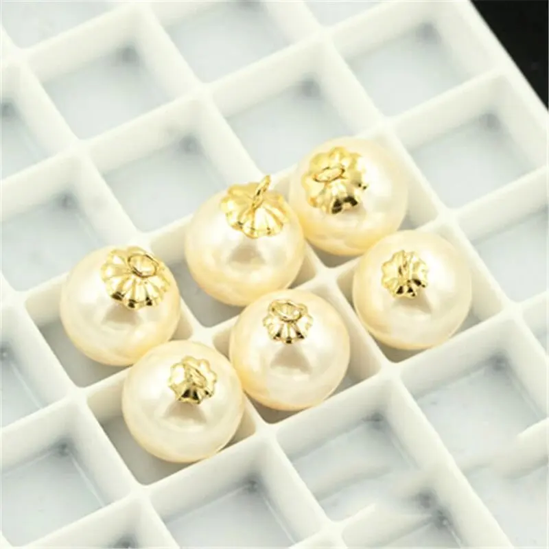 Flower Cup Twist Peg Drop 14K Gold Filled Cup Twist Peg Drops 4/6MM Gold Bead Cap Gold Filled Jewelry Findings DIY Accessories