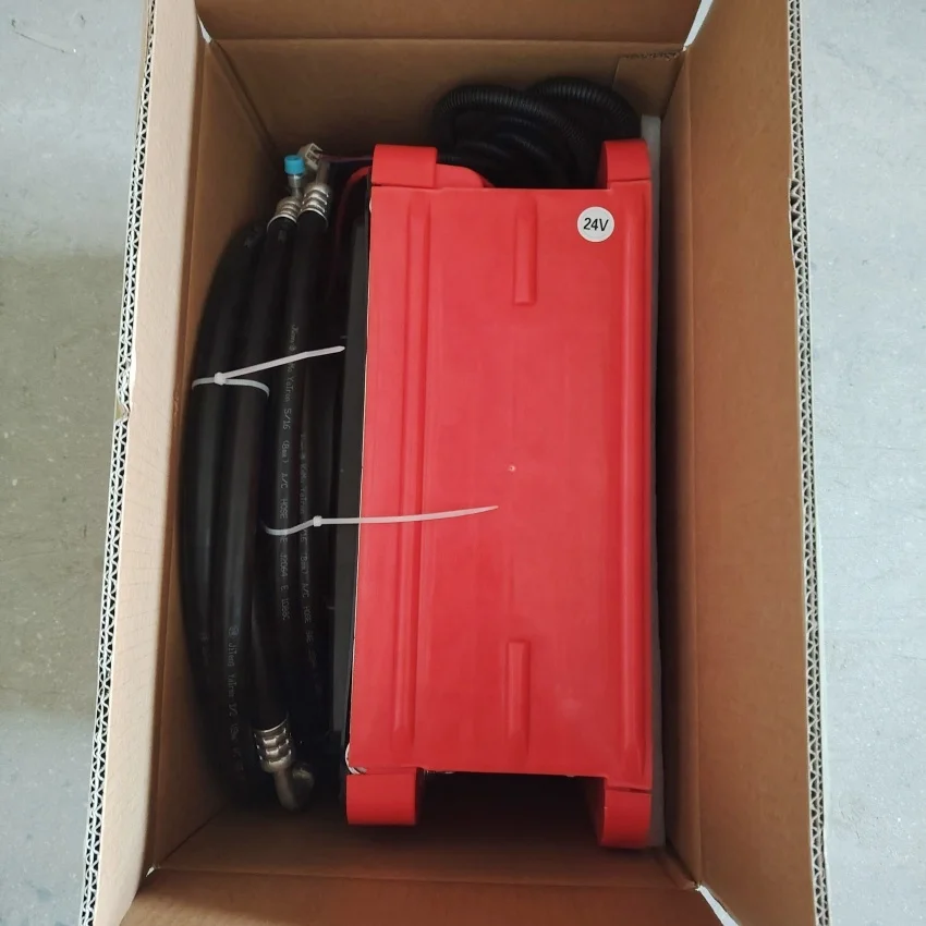 مكيف هواء سبليت ميني عالي الجودة 12 فولت 24 فولت مكيف هواء يعمل بالبطارية للسيارة #6