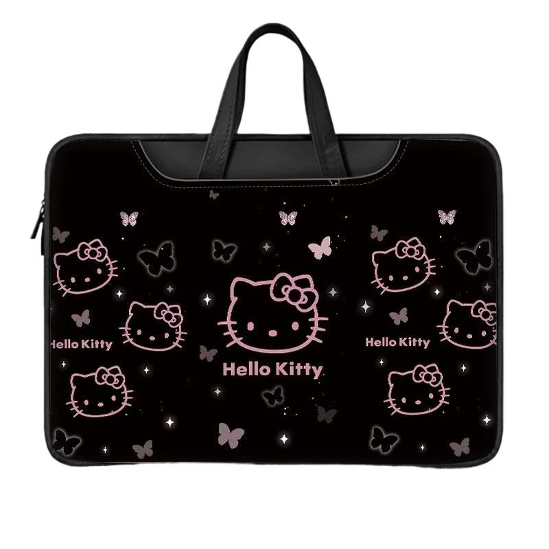 

Sanrio Laptop Bag for Woman Cute Hello Kitty Handbag Portable Luxury Designer Handbag and Purse Waterproof Durable PU Leather