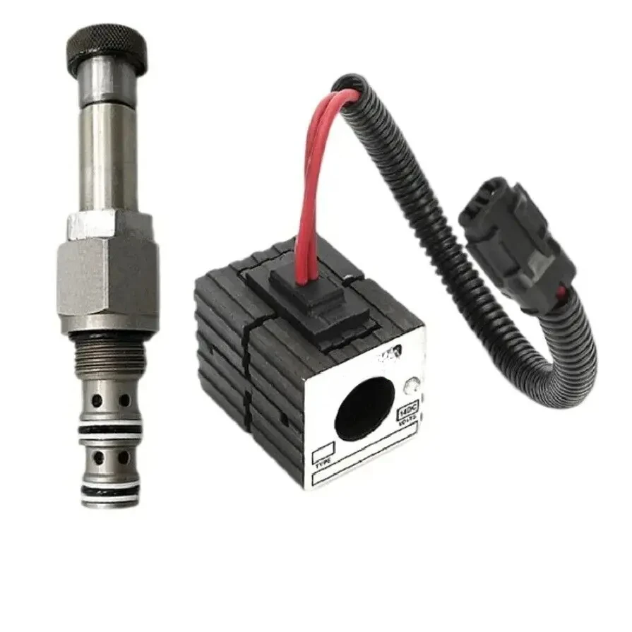 

For Shantui Jcm906 908 913 Sany Pilot Safety Lock Solenoid Valve Core Coil Excavator Excavator accessories digger digging